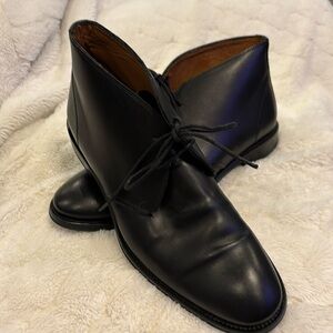 Massimo Dutti black short boots